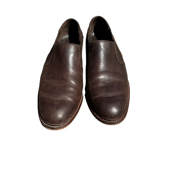 Mephisto Shoes Mens Loafer Leather Smooth Slip On Dress Shoes Brown 8.5 - Picture 2 of 11